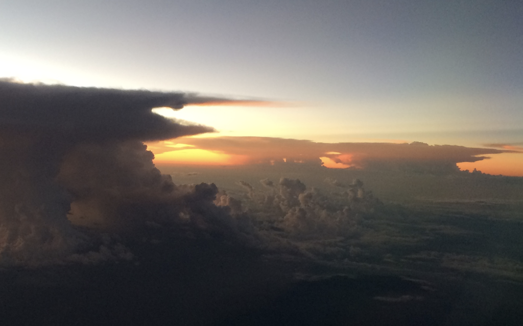 Nuages au dessus de la Colombie